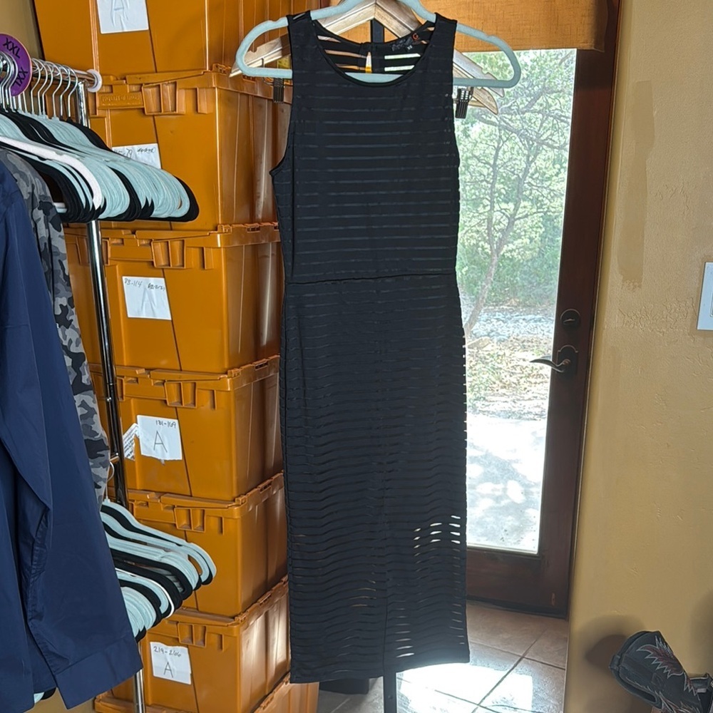 G by Guess Elegant Black Sleeveless Dress Size XS